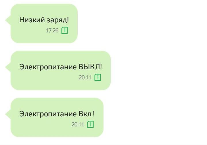 SMS уведомления